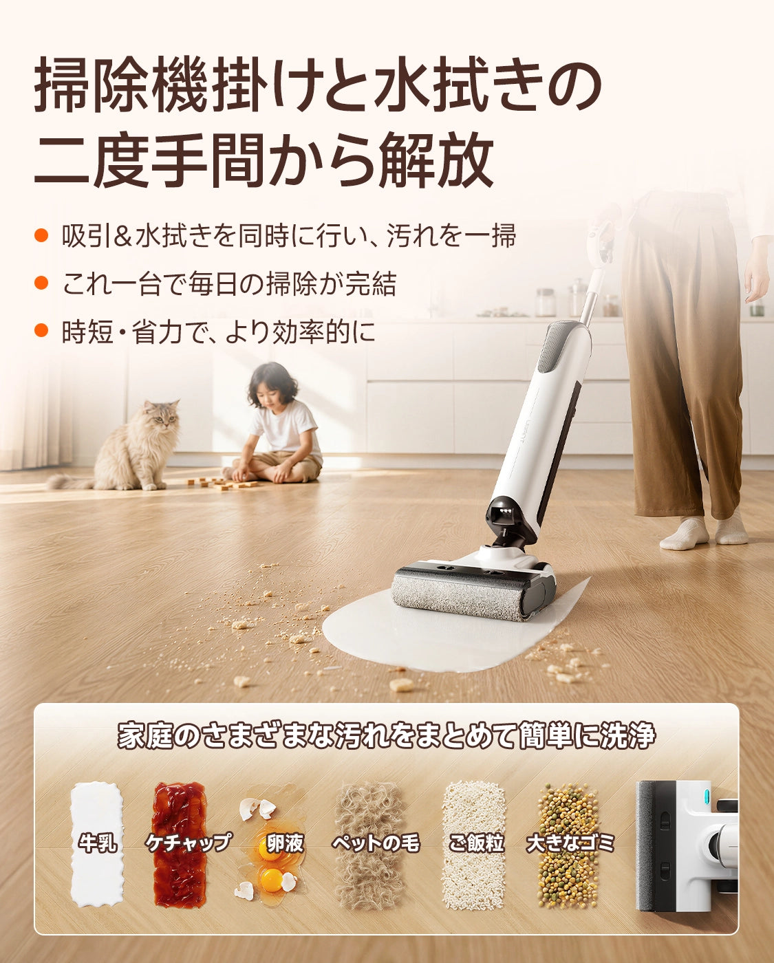 UWANT 乾湿両用掃除機 D100
