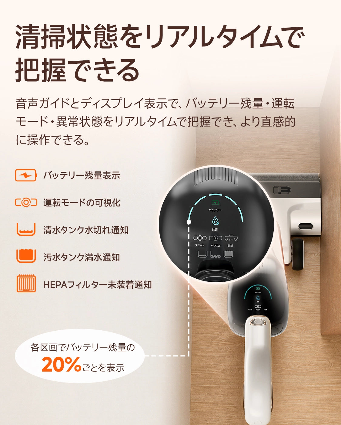 UWANT 乾湿両用掃除機 D100
