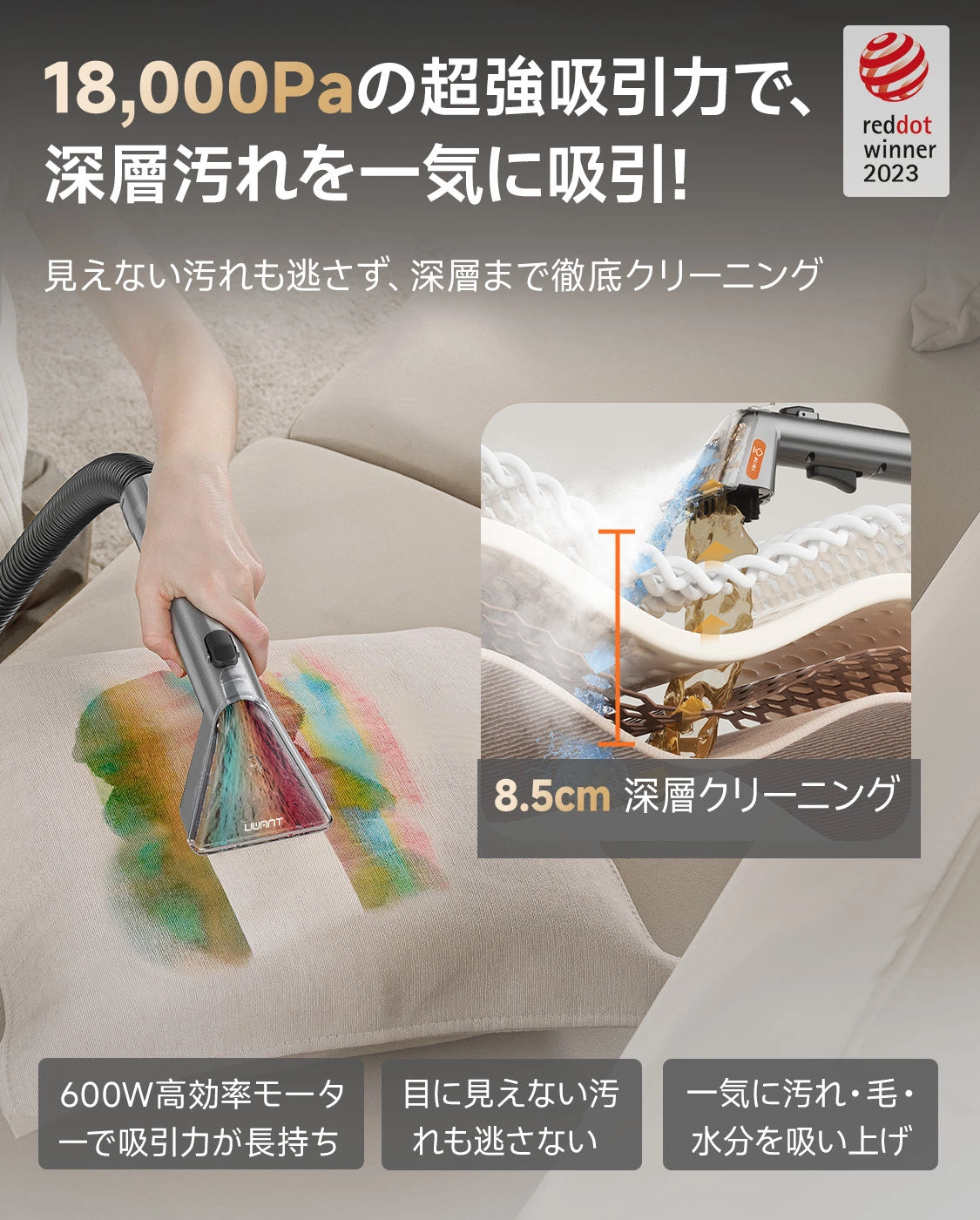 UWANT リンサークリーナー Y100 Steam ブラウングレー