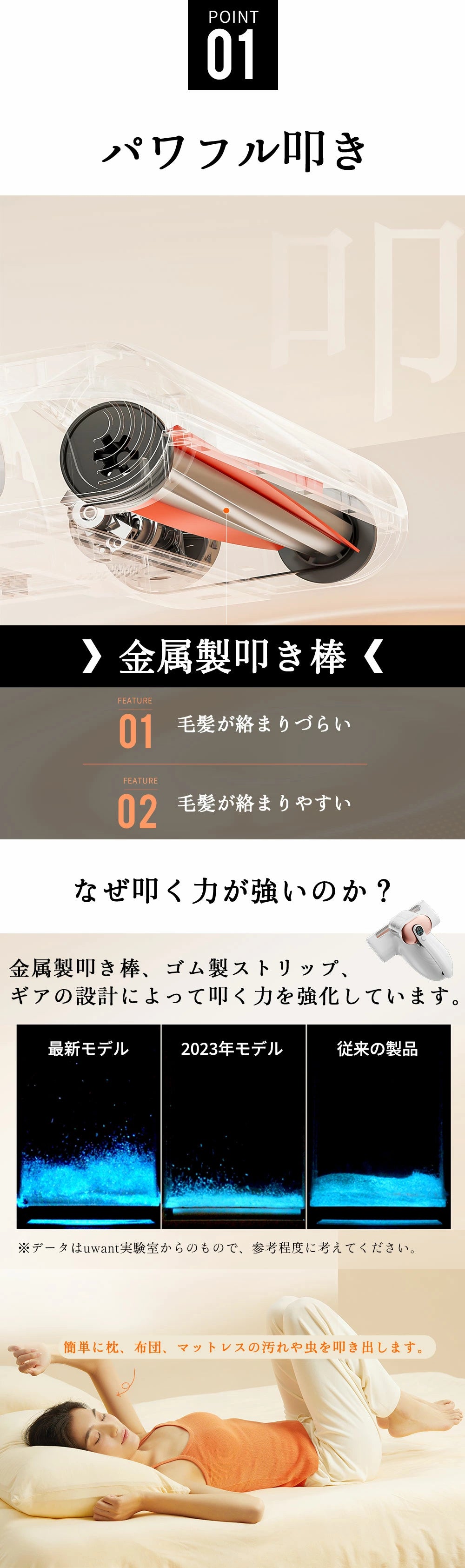 UWANT 布団クリーナー M100 – uwant-jp