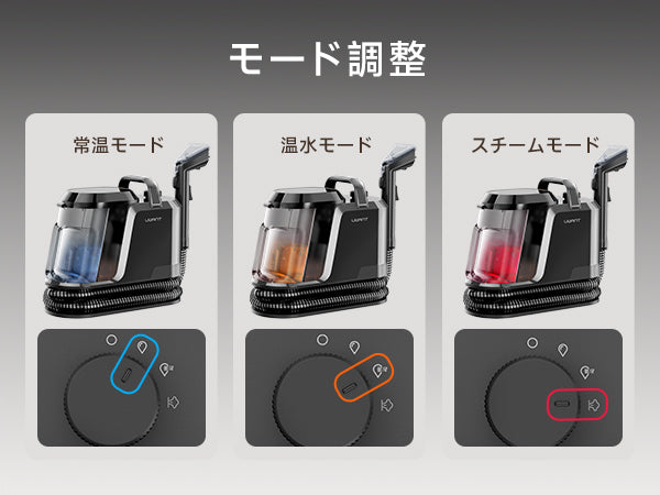uwant Y100S 高温スチームカーペットクリーナー｜100℃蒸気洗浄・18,000