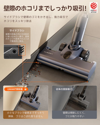 UWANT コードレス掃除機 V600
