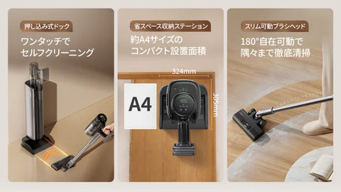 ゴミ地獄、これで終わり。 次世代の自動ゴミ収集掃除機｜UWANT V800 登場