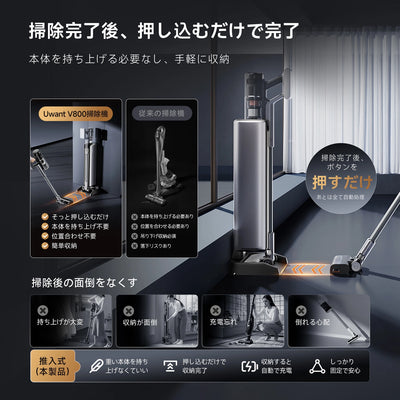 UWANT コードレス掃除機 V800ultra