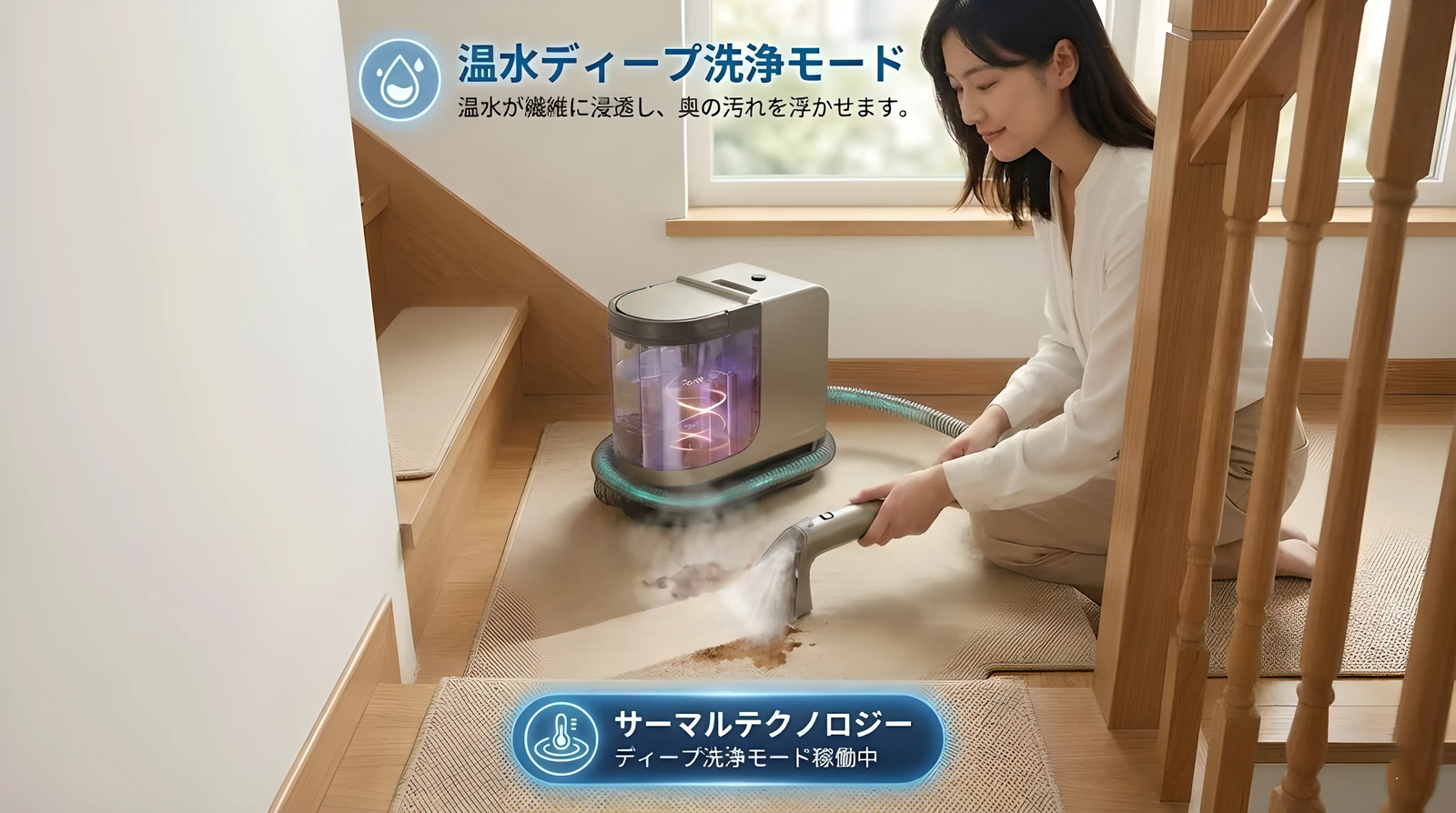 “放っておくだけで、ソファがよみがえる”
