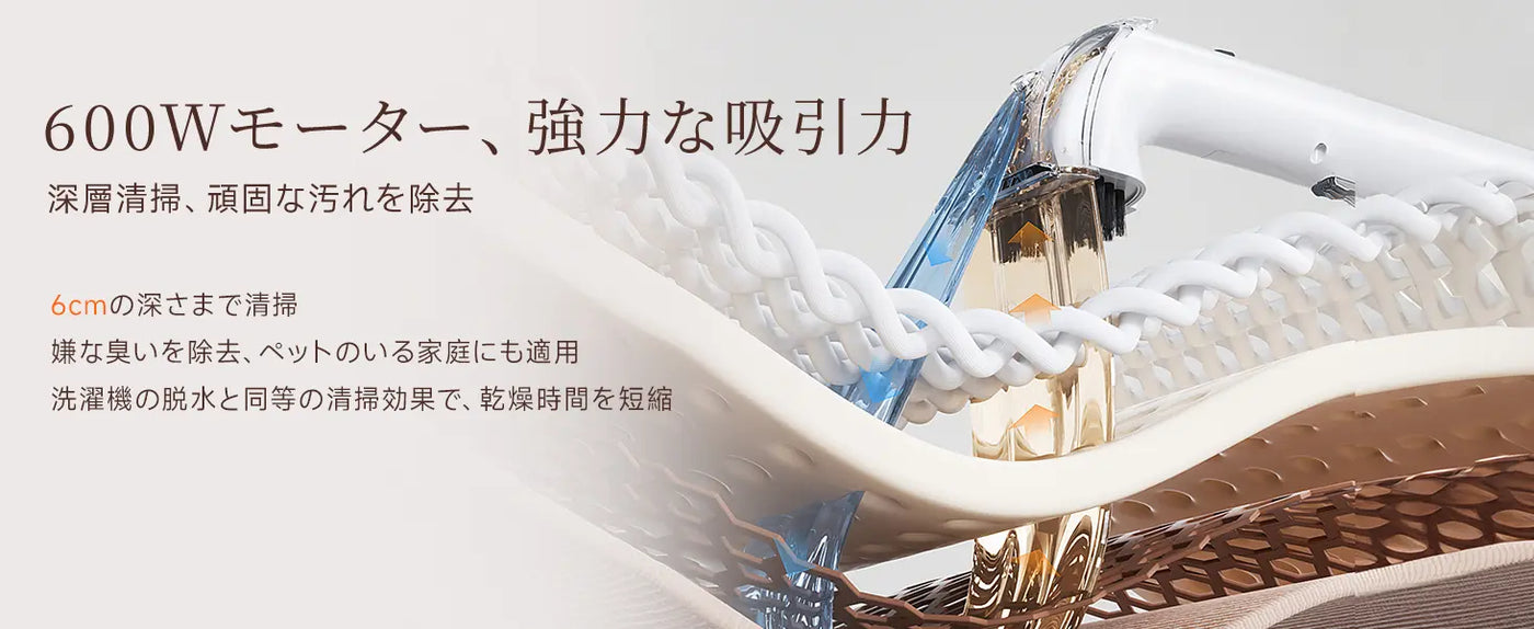 UWANT B300Pro リンサークリーナー|18000Pa超強吸引 600Wスチーム洗浄 UWANT B300Pro リンサークリーナー|18000Pa超強吸引 600Wスチーム洗浄