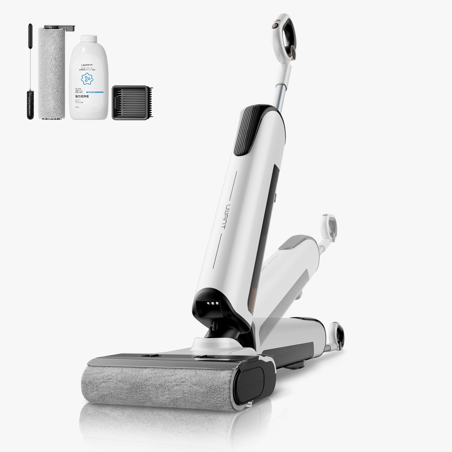 UWANT X100-J コードレス 水拭き掃除機 吸引・水洗い一体型 UWANT 乾湿両用掃除機｜水・ホコリ対応の多機能クリーナーシリーズ