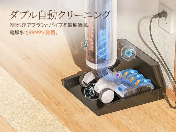 18,000Pa超強吸引】UWANT D100 乾湿両用コードレス掃除機|吸引+水 18,000Pa超強吸引】UWANT D100 乾湿両用コードレス掃除機|吸引+水