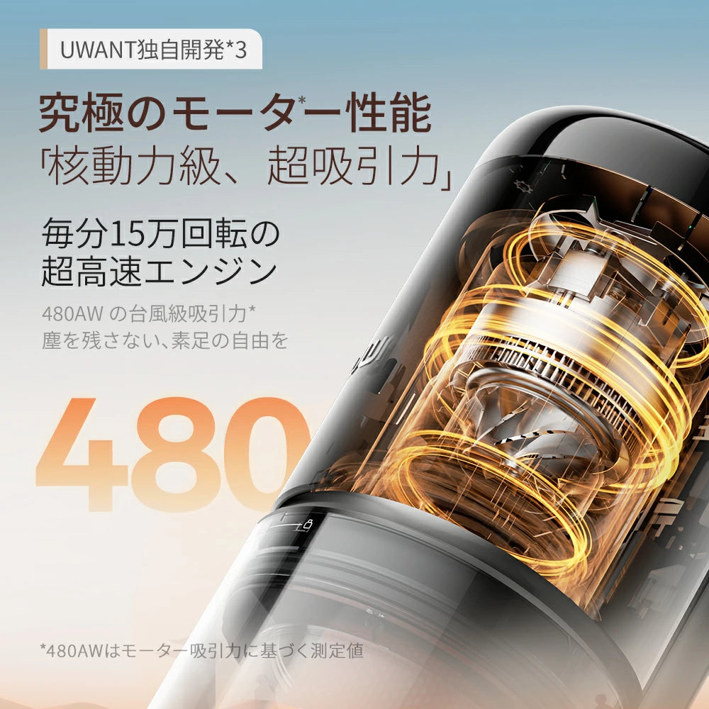 UWANT コードレス掃除機 V800
